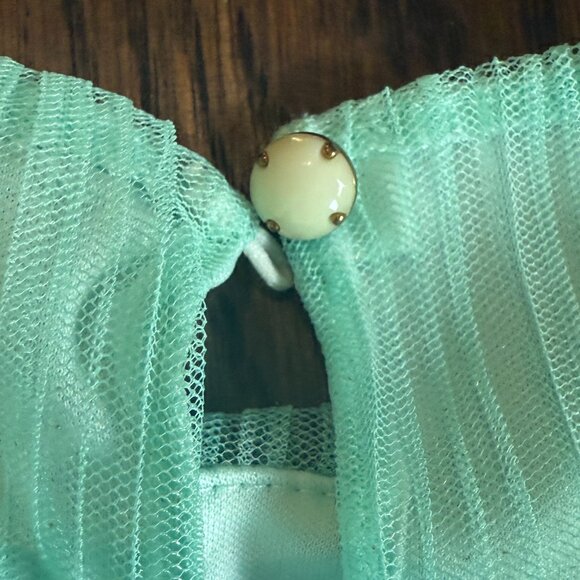 KATE SPADE mint colored tiered tulle dress - Picture 4 of 4